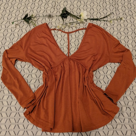 SHEIN Tops - Flowy Long Sleeve Shirt